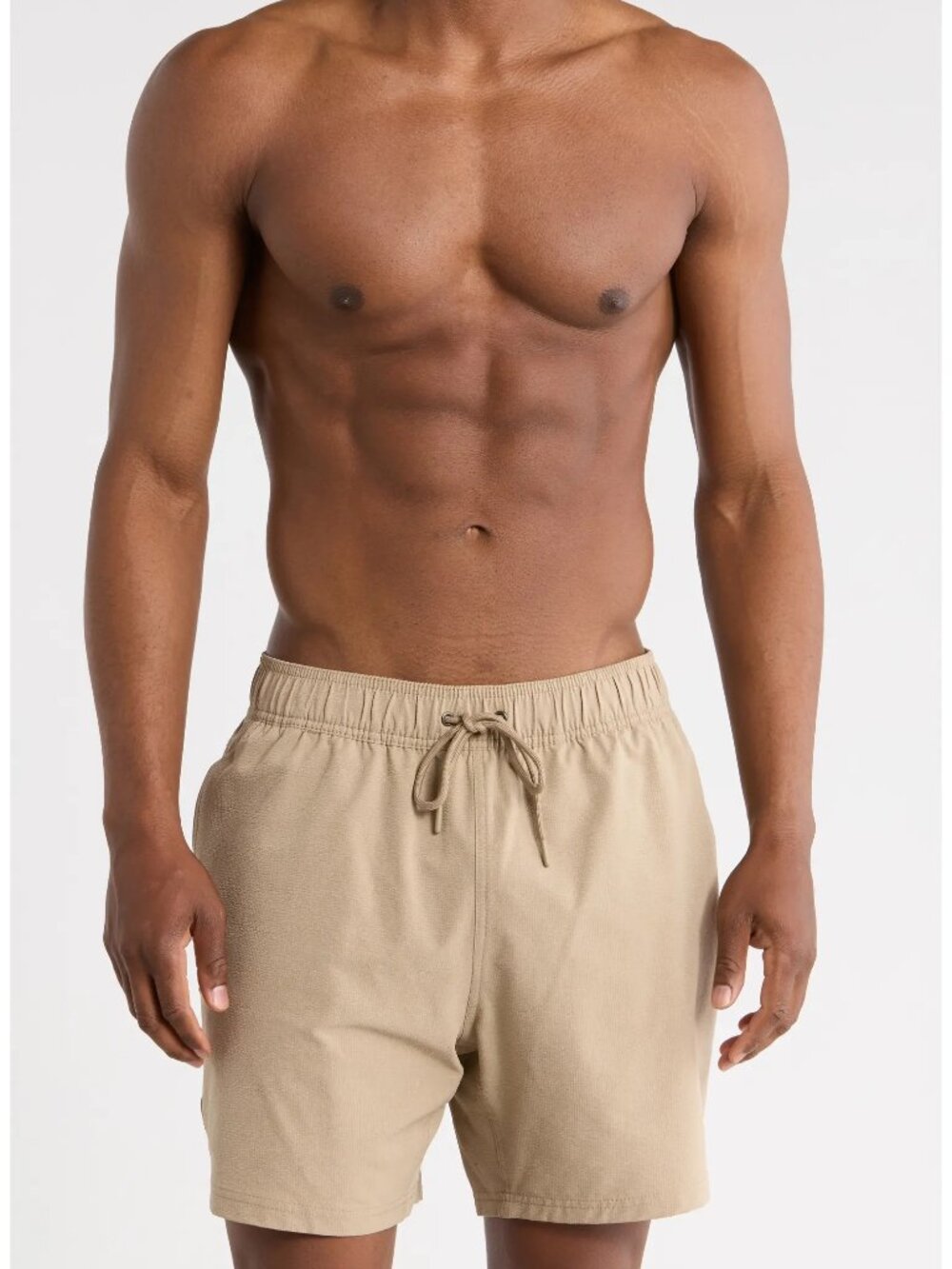 Mr.Swim Swim Trunks in Khaki w/ Compression